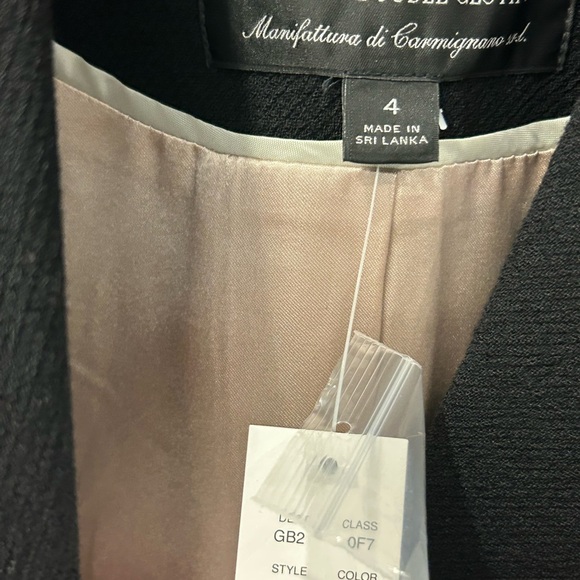J. Crew Women's Black Double-Breasted long Coat - Picture 7 of 8